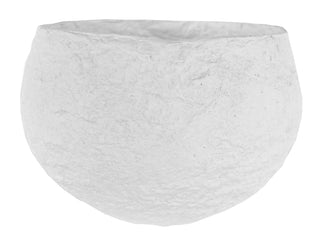 Cotton Mache Ball Pot White Waterproof