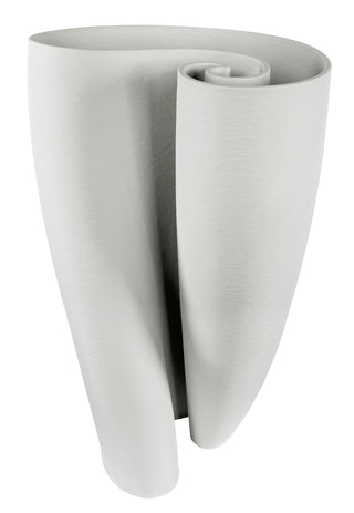 Ceramic 3D Shell Vase White