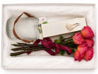 Lady Events Signature Box - 9 Trandafiri Dark Expression , Vaza Inclusa