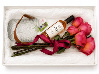 Lady Events Signature Box - 9 Trandafiri Dark Expression , Vaza Inclusa